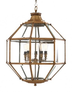 4251287734461 - Luxus Laterne - Luxus Messing HÃ¤ngeleuchte Durchmesser 80 x H 98 cm