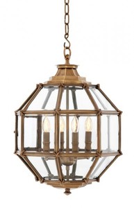 4251287734485 - Luxus Laterne - Luxus Messing HÃ¤ngeleuchte Durchmesser 43 x H 63 cm