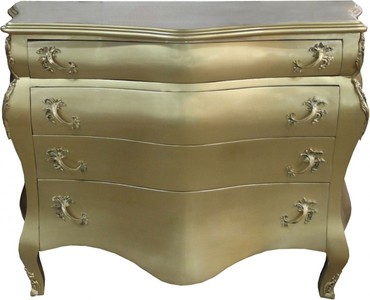 4251287735161 - Barock Kommode Gold B 120 H 94 cm - Handgefertigte Barock MÃ¶bel
