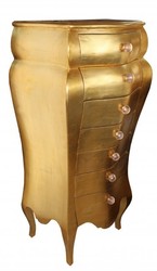 4250828370755 - Barock Kommode Gold 131 x 68 x 46 cm- Antik Stil