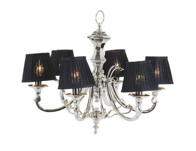 4251287735338 - Luxus Kronleuchter - Luxus HÃ¤ngeleuchte Nickel Durchmesser 58 x H 53 cm