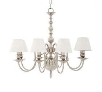 4251287735352 - Luxus Kronleuchter - Luxus HÃ¤ngeleuchte Nickel Durchmesser 85 x H 75 cm