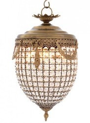 4251287735413 - Luxus Kronleuchter - Luxus HÃ¤ngeleuchte Messing Durchmesser 32 x H 65 cm