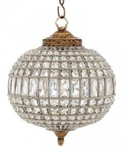 4251287735499 - Luxus Kronleuchter - Luxus HÃ¤ngeleuchte Antik Messing Durchmesser 38 x H 45 cm