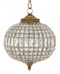 4251287735499 - Luxus Kronleuchter - Luxus HÃ¤ngeleuchte Antik Messing Durchmesser 38 x H 45 cm