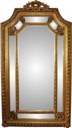 4251287735918 - Barock Luxus Wandspiegel Gold  B 117 cm H 205 cm - Edel & Prunkvoll
