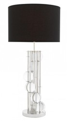 4251287736052 - Luxus Tischleuchte Nickel Durchmesser 20 x 43 x H 85 cm - Leuchte - Tischleuchte