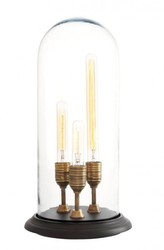 4251287736465 - Luxus Tischleuchte Schwarz Durchmesser 25 x H 52 cm - Luxus Hotel Restaurant Leuchte