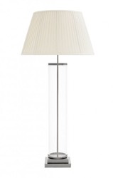 4251287736588 - Luxus Tischleuchte Nickel Durchmesser 21 x 59 x H 121 cm - Luxus Hotel Restaurant Leuchte