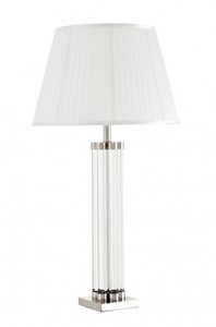 4251287736656 - Luxus Tischleuchte Nickel Durchmesser 16 x 46 x H 83 cm - Luxus Leuchte