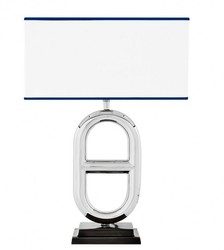4251287736717 - Luxus Tischleuchte Nickel Durchmesser 18 x 35 x H 49 cm - Luxus Leuchte