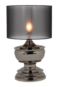 4251287736830 - Luxus Tischleuchte Schwarz Nickel Durchmesser 35 x 50 x H 80 cm - Luxus Leuchte