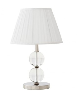 4251287737172 - Luxus Tischleuchte Nickel - Luxus Kristallglas Leuchte