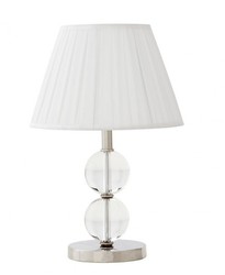 4251287737172 - Luxus Tischleuchte Nickel - Luxus Kristallglas Leuchte