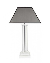 4251287737196 - Luxus Tischleuchte Nickel - Luxus Kristallglas Hotel Leuchte