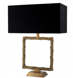 4251287737882 - Luxus Tischleuchte Messing 255 x 40 x H 525 cm - Luxus Hotel Leuchte