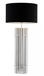 4251287737967 - Luxus Tischleuchte Nickel - Luxus Hotel Restaurant Leuchte