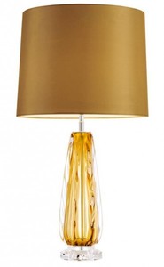 4251287738018 - Luxus Tischleuchte Gelb - Luxus Hotel Leuchte