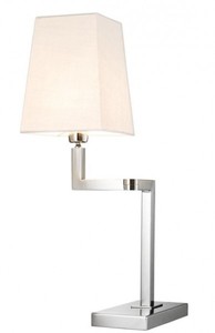 4251287738377 - Luxus Tischleuchte Nickel - Luxus Hotel Restaurant Leuchte