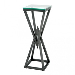 4251287739398 - Luxus Beistelltisch Säule Edelstahl Bronze Finish 35 x 35 x H 101 cm - Tisch Möbel 4251287739398 - Luxus Beistelltisch Säule Edelstahl Bronze Finish 35 x 35 x H 101 cm - Tisch Möbel