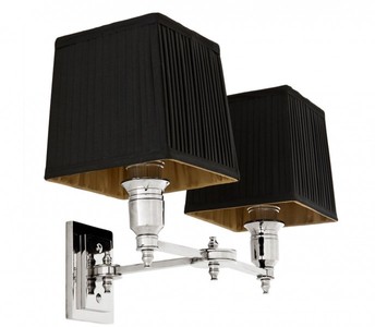 4251287739831 - Luxus Wandleuchte Nickel - Luxus Hotel Restaurant Leuchte