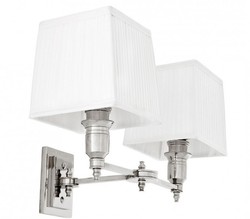 4251287739848 - Luxus Wandleuchte Nickel - Luxus Leuchte