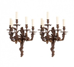 4251287740172 - Luxus Messing Wandleuchten Set - Luxus QualitÃ¤t