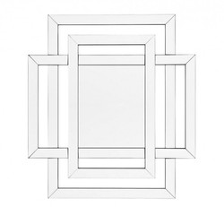 4251287740448 - Designer Luxus Wandspiegel 100 x H 110 cm - Luxus Hotel Spiegel