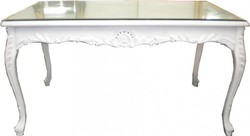 4252006254284 - Barock Esstisch Weiss 180cm - Esszimmer Tisch