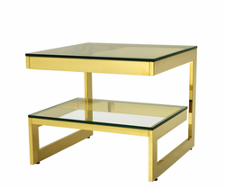 4251287742435 - Luxus Art Deco Designer Beistelltisch Gold - Hotel Tisch MÃ¶bel