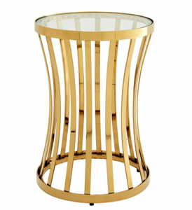 4251287742923 - Luxus Art Deco Designer Beistelltisch Gold 40 x H 59 cm - Luxus QualitÃ¤t