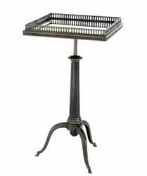 4251287743142 - Luxus Art Deco Designer Beistelltisch Anthrazit - Hotel Tisch MÃ¶bel