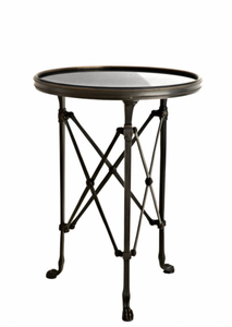 4251287743227 - Luxus Art Deco Designer Beistelltisch Anthrazit 42 x H 55 cm - Luxus Tisch