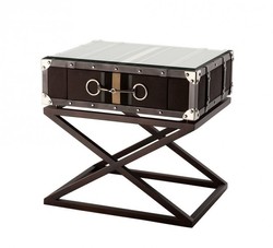 4251287743579 - Luxus Art Deco Designer Beistelltisch Grau - Hotel Tisch MÃ¶bel