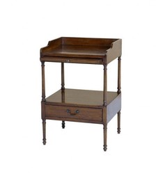 4251287743791 - Luxus Art Deco Designer Eichenholz Beistelltisch 48 x 42 x H 73 cm - Hotel Tisch MÃ¶bel