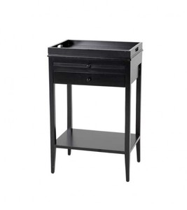 4251287743807 - Luxus Art Deco Designer Mahagoni Beistelltisch 52 x 36 x H 82 cm - Hotel Tisch MÃ¶bel