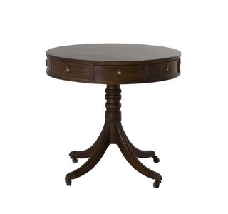 4251287743906 - Luxus Art Deco Designer Eichenholz Beistelltisch 80 x H 74 cm - Luxus Tisch