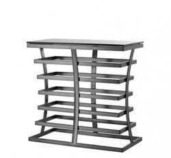 4251287744040 - Luxus Konsole Bronze mit Rauchglas 80 x 40 x H 78 cm - Luxus Kollektion