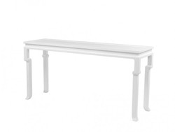 4251287744156 - Luxus Mahagoni Konsole WeiÃ 160 x 45 x H 78 cm - Luxus Hotel MÃ¶bel