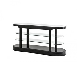 4251287744217 - Luxus Birkenholz Konsole Schwarz 180 x 57 x H 875 cm - Luxus QualitÃ¤t