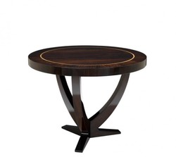 4251287744514 - Designer Luxus Mahagoni Esstisch 100 x H 76 cm - Hotel Tisch MÃ¶bel