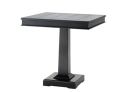 4251287744545 - Designer Luxus Birkenholz Esstisch Schwarz 80 x 80 x H 78 cm - Luxus QualitÃ¤t