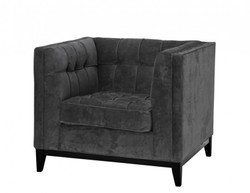 4251287744934 - Luxus Designer Hotel Sessel Schwarz - Luxus QualitÃ¤t