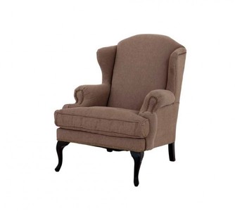 4251287745177 - Luxus Ohrensessel Braun - Limited Edition