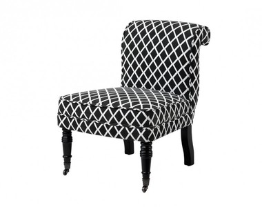 4251287745191 - Luxus Salon Stuhl Birkenholz Schwarz WeiÃ - Luxus MÃ¶bel