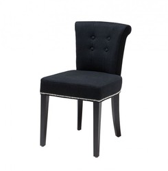 4251287745498 - Luxus Esszimmer Stuhl Schwarz - Luxus QualitÃ¤t