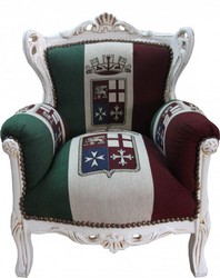 4251287745726 - Barock Kinder Sessel Italien Creme - Thron Italien Italienische Flagge Tron 4251287745726 - Barock Kinder Sessel Italien Creme - Thron Italien Italienische Flagge Tron