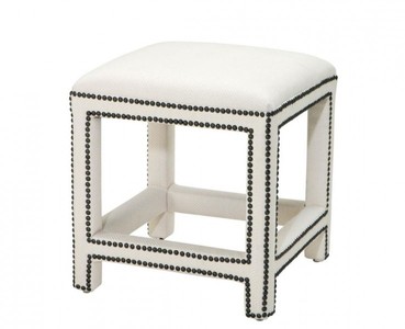 4251287745863 - Luxus Hocker WeiÃ 47 x 47 x H 525 cm - Luxus MÃ¶bel