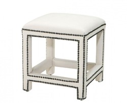 4251287745863 - Luxus Hocker WeiÃ 47 x 47 x H 525 cm - Luxus MÃ¶bel