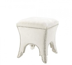 4251287745887 - Luxus Hocker WeiÃ 39 x 39 x H 45 cm - Luxus QualitÃ¤t